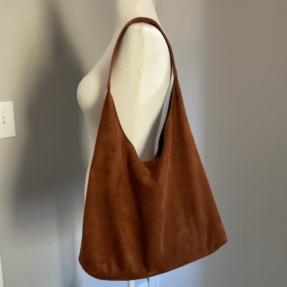 Bohemian Fall Slouchy Brown Suede Shoulder Bag